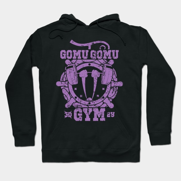 Anime-Gym- gomu-gomu-gym Hoodie by LegendDerry